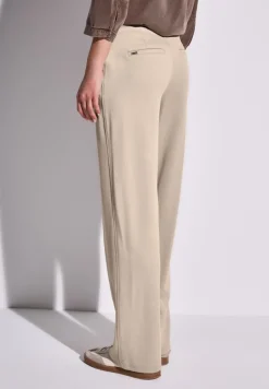 Street One Hosen*Straight Leg Hose barley beige