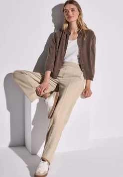 Street One Hosen*Straight Leg Hose barley beige