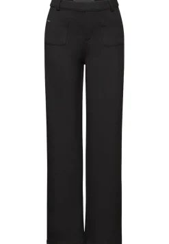 Street One Hosen*Straight Leg Hose Black