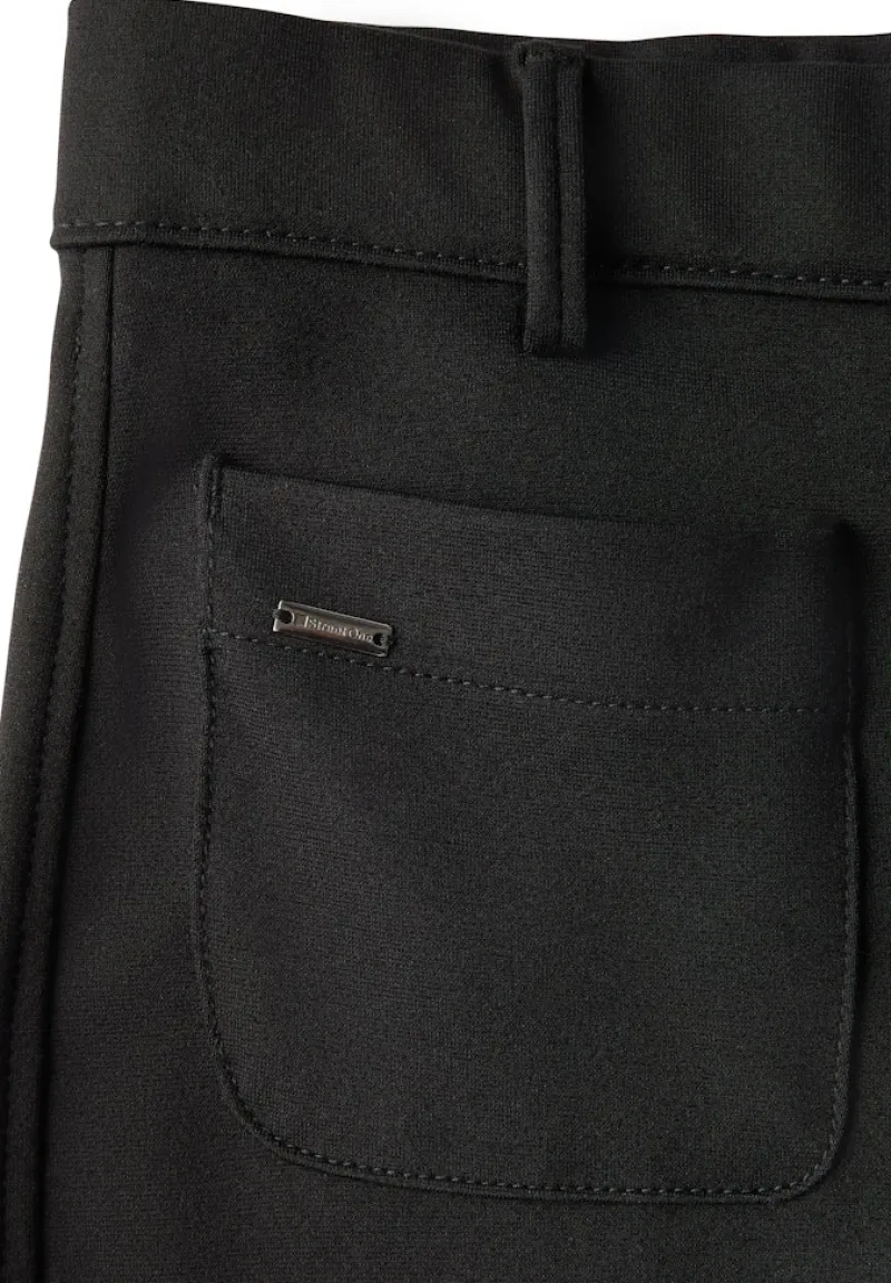Street One Hosen*Straight Leg Hose Black