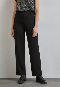 Street One Hosen*Straight Leg Hose Black