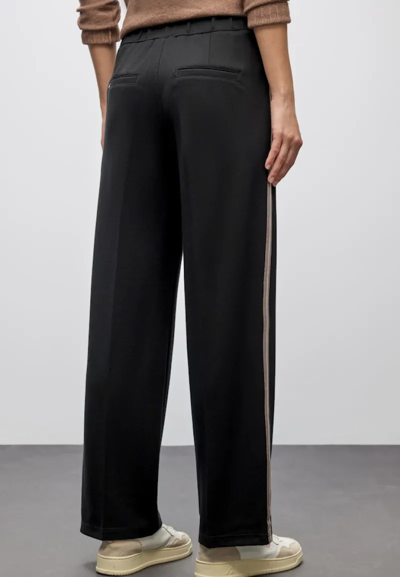 Street One Hosen*Straight Leg Hose Black