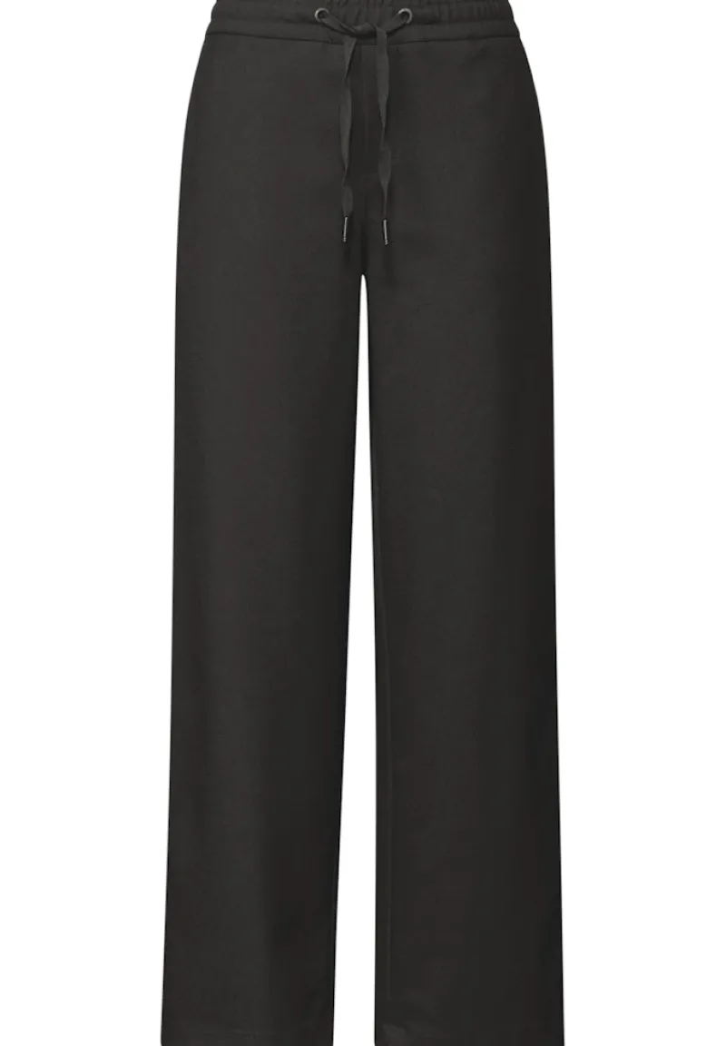 STREET ONE STUDIO Jeans*Straight Leg Hose Black