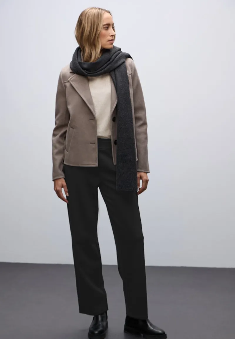 Street One Hosen*Straight Leg Hose Black