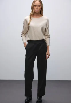 Street One Hosen*Straight Leg Hose Black