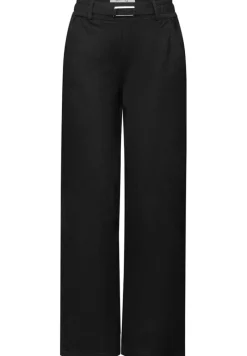 Street One Hosen*Straight Leg Hose Black