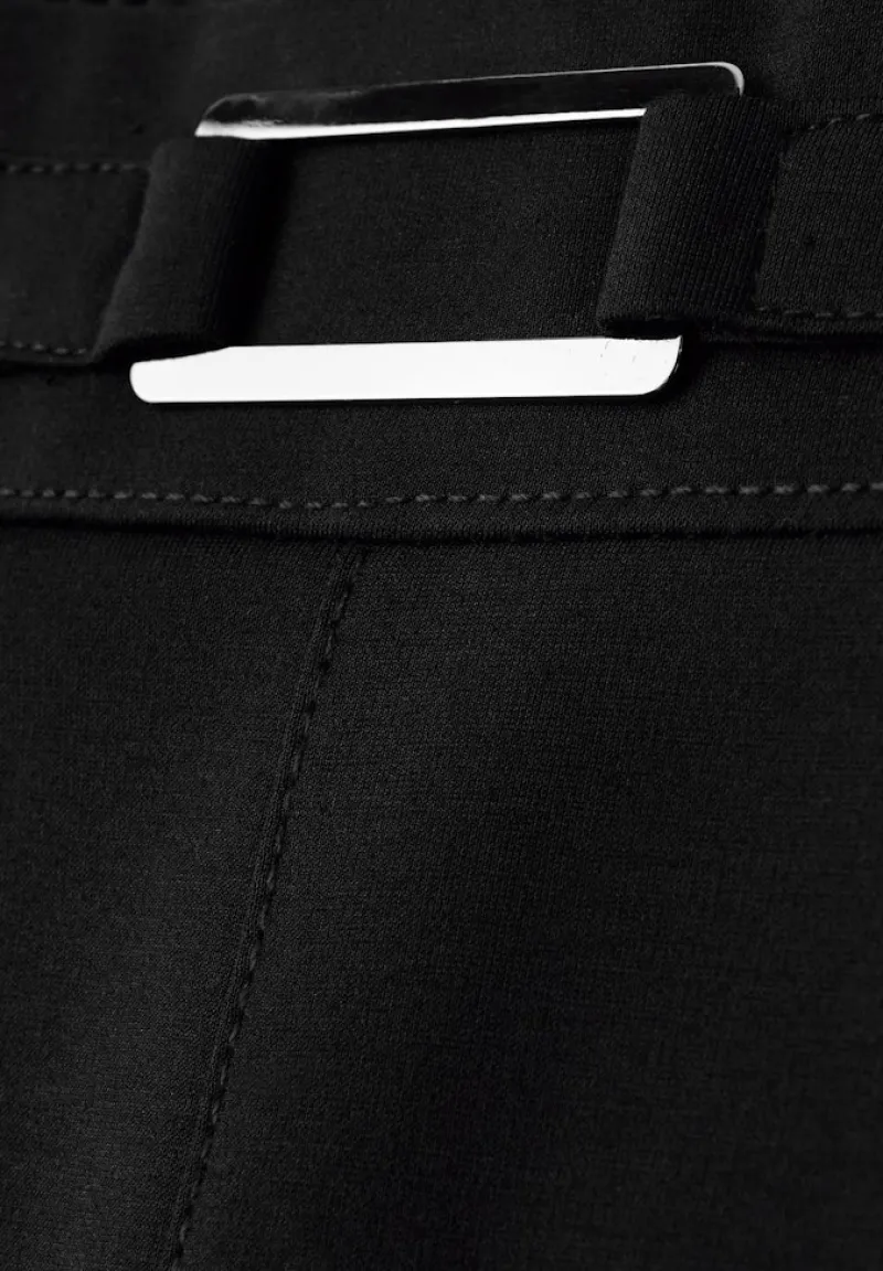 Street One Hosen*Straight Leg Hose Black