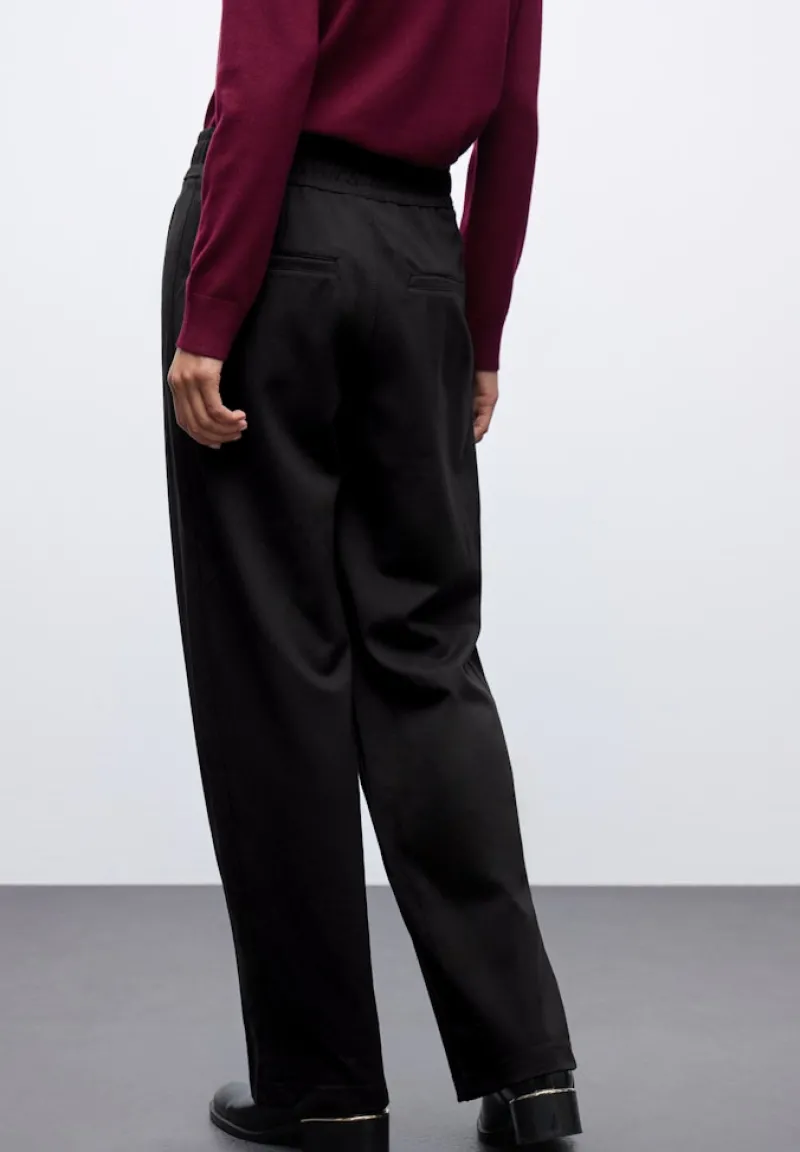 Street One Hosen*Straight Leg Hose Black