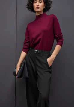 Street One Hosen*Straight Leg Hose Black