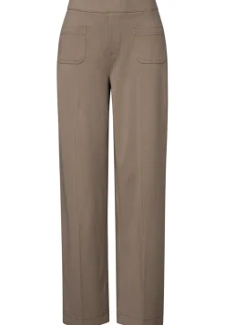 Street One Hosen*Straight Leg Hose dark mocha beige