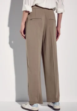 Street One Hosen*Straight Leg Hose dark mocha beige