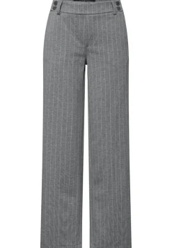 Street One Hosen*Straight Leg Hose dark pelican grey mel.