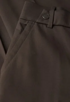 Street One Hosen*Straight Leg Hose deep roast brown