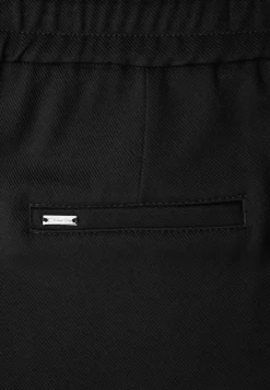 Street One Hosen*Straight Leg Hose mit Tape Black