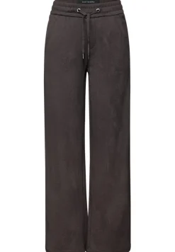 Street One Hosen*Straight Leg Hose mit Tape Rustic Brown