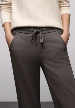 Street One Hosen*Straight Leg Hose mit Tape Rustic Brown