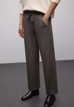 Street One Hosen*Straight Leg Hose mit Tape Rustic Brown
