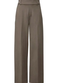Street One Hosen*Straight Leg Hose muddy brown