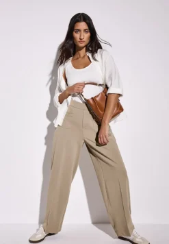 Street One Hosen*Straight Leg Hose safari beige