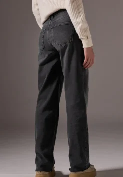 STREET ONE STUDIO Jeans*Straight Leg Jeans black soft wash