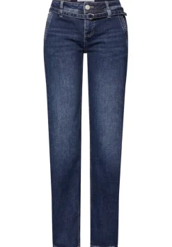 Street One Jeans*Straight Leg Jeans dark indigo authentic washed