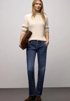 Street One Jeans*Straight Leg Jeans dark indigo authentic washed