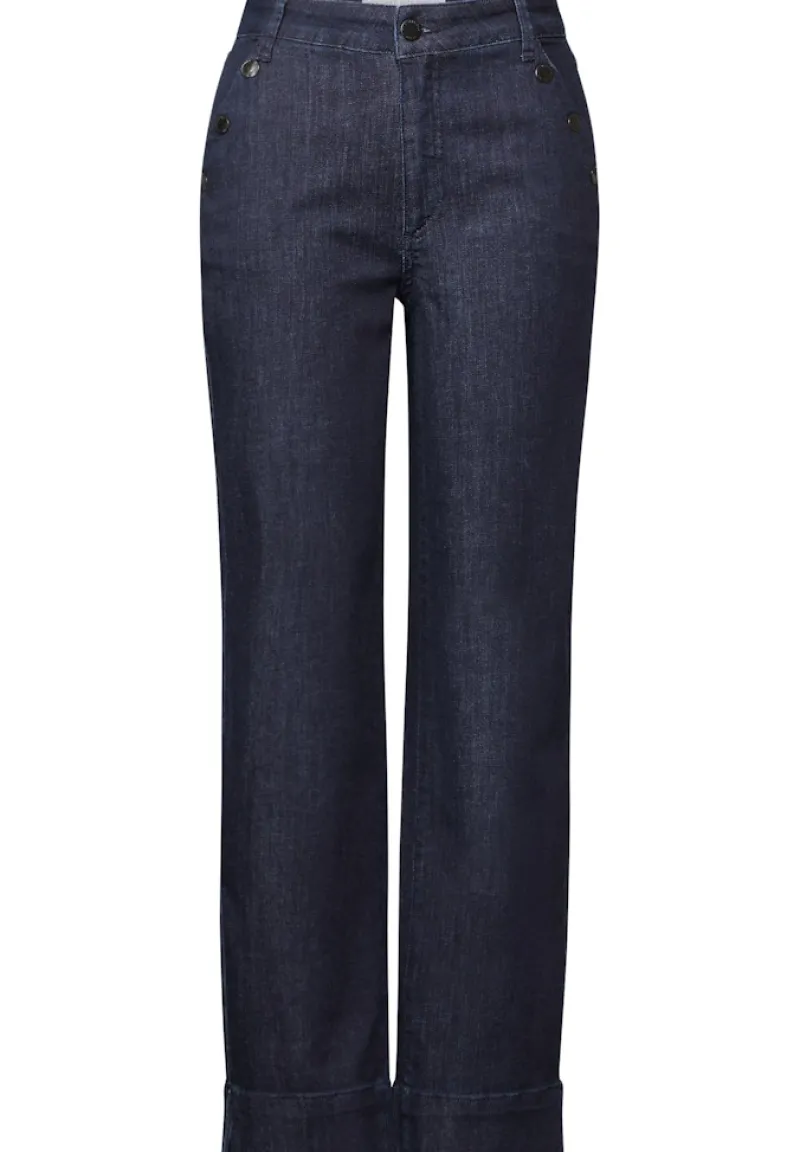 Street One Jeans*Straight Leg Jeans dark indigo rinsed