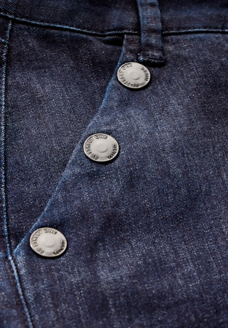 Street One Jeans*Straight Leg Jeans dark indigo rinsed