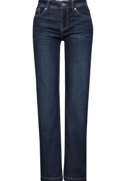 Street One Jeans*Straight Leg Jeans deep indigo washed