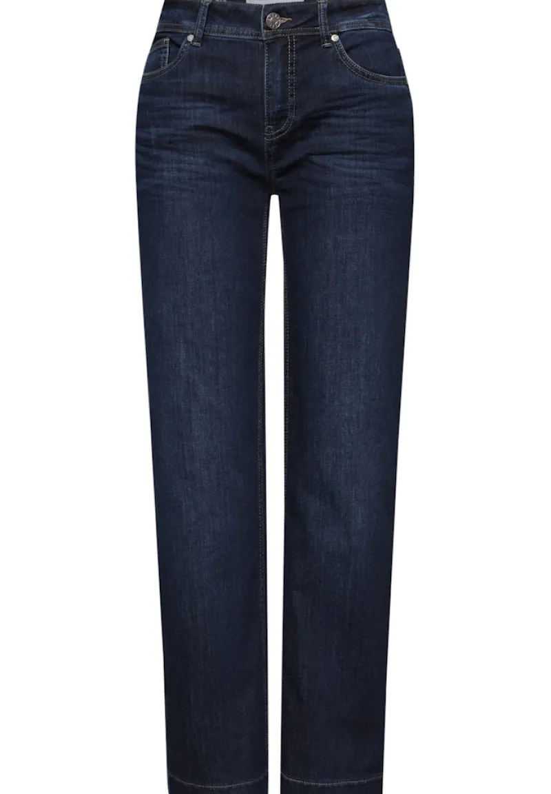 Street One Jeans*Straight Leg Jeans deep indigo washed