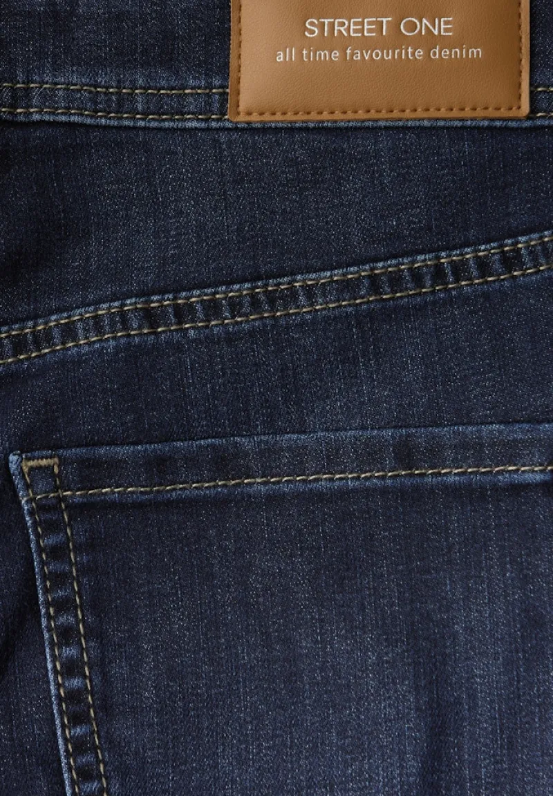 Street One Jeans*Straight Leg Jeans deep indigo washed