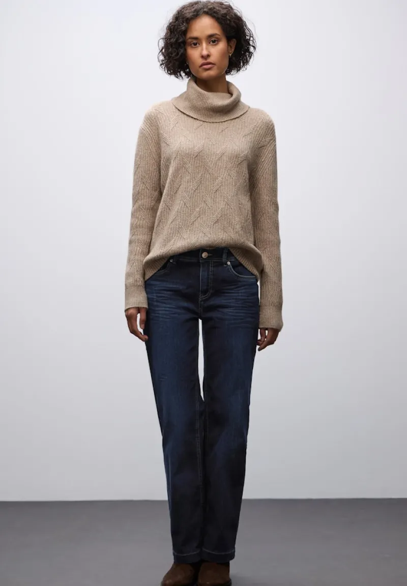 Street One Jeans*Straight Leg Jeans deep indigo washed