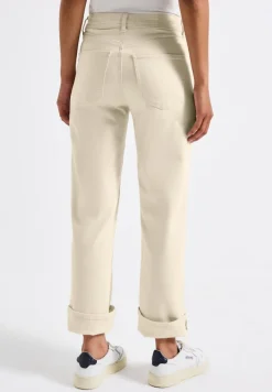 Street One Shorts*Straight Leg Jeans ecru washed