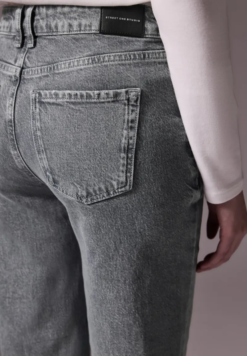 STREET ONE STUDIO Jeans*Straight Leg Jeans ice grey wash