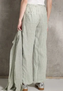 STREET ONE STUDIO Hosen*Straight Leg Leinenhose peridot green