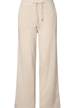 STREET ONE STUDIO Hosen*Straight Leg Strukturhose moonstone sand