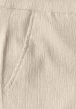 STREET ONE STUDIO Hosen*Straight Leg Strukturhose moonstone sand