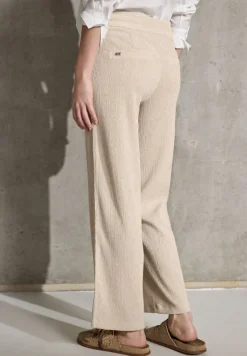 STREET ONE STUDIO Hosen*Straight Leg Strukturhose moonstone sand