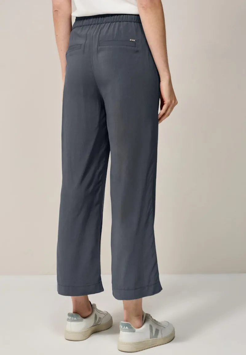 Cecil Hosen*Straight Leg Viskose Hose volcanic grey