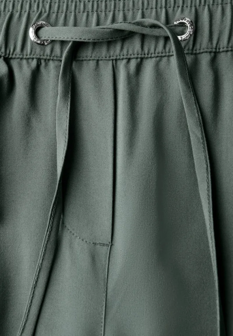 Cecil Hosen*Straight Leg Viskose Hose dark balmy khaki