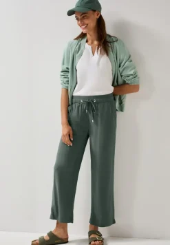 Cecil Hosen*Straight Leg Viskose Hose dark balmy khaki