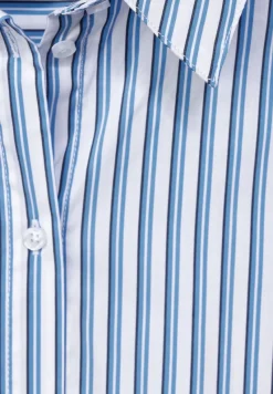 Street One Blusen*Streifen Hemdbluse white