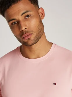 Tommy Hilfiger Shirts|Big Boys*STRETCH SLIM FIT TEE pink shade
