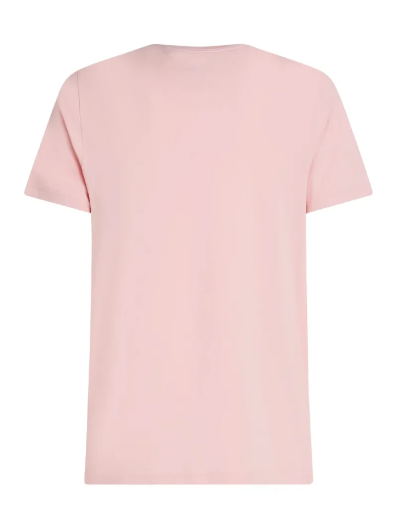 Tommy Hilfiger Shirts|Big Boys*STRETCH SLIM FIT TEE pink shade