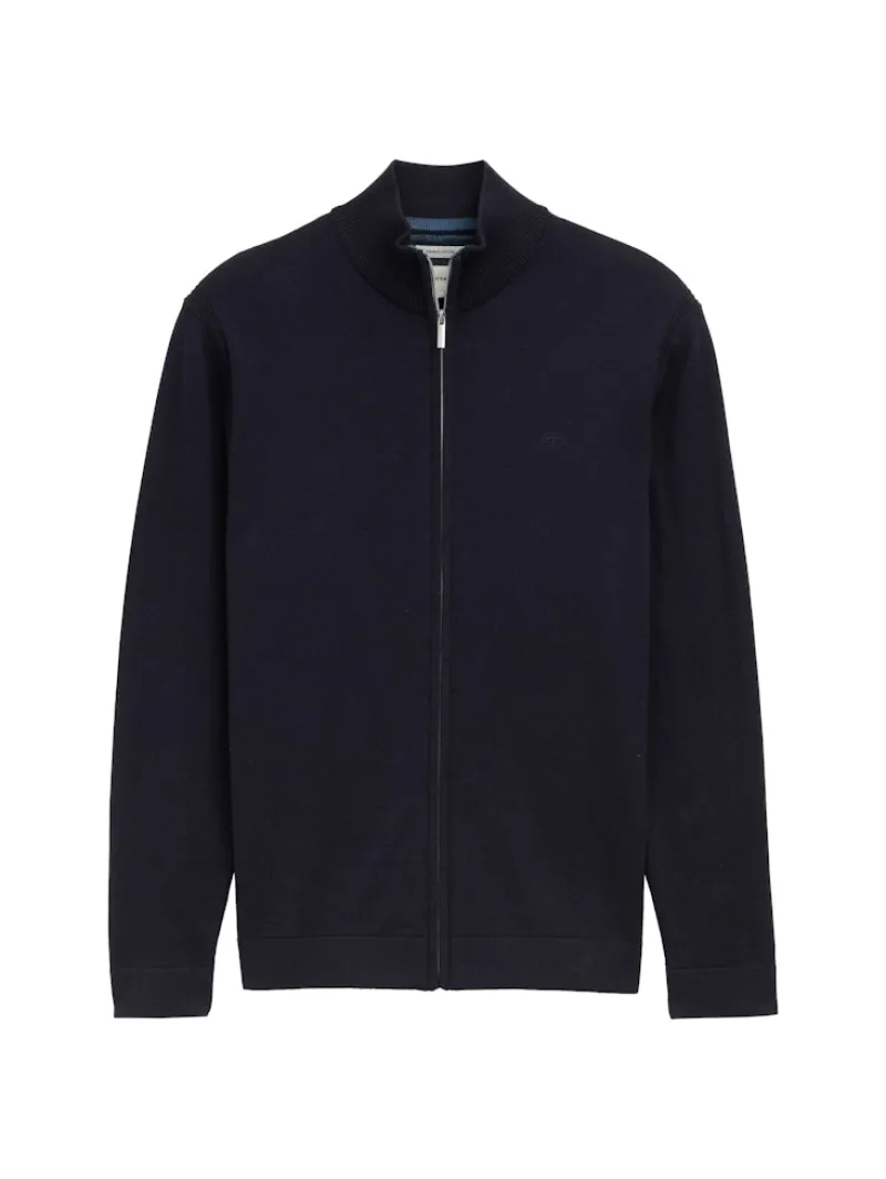 Tom Tailor Pullover & Sweatshirts|Big Boys*Strickjacke aus Baumwolle knitted navy melange