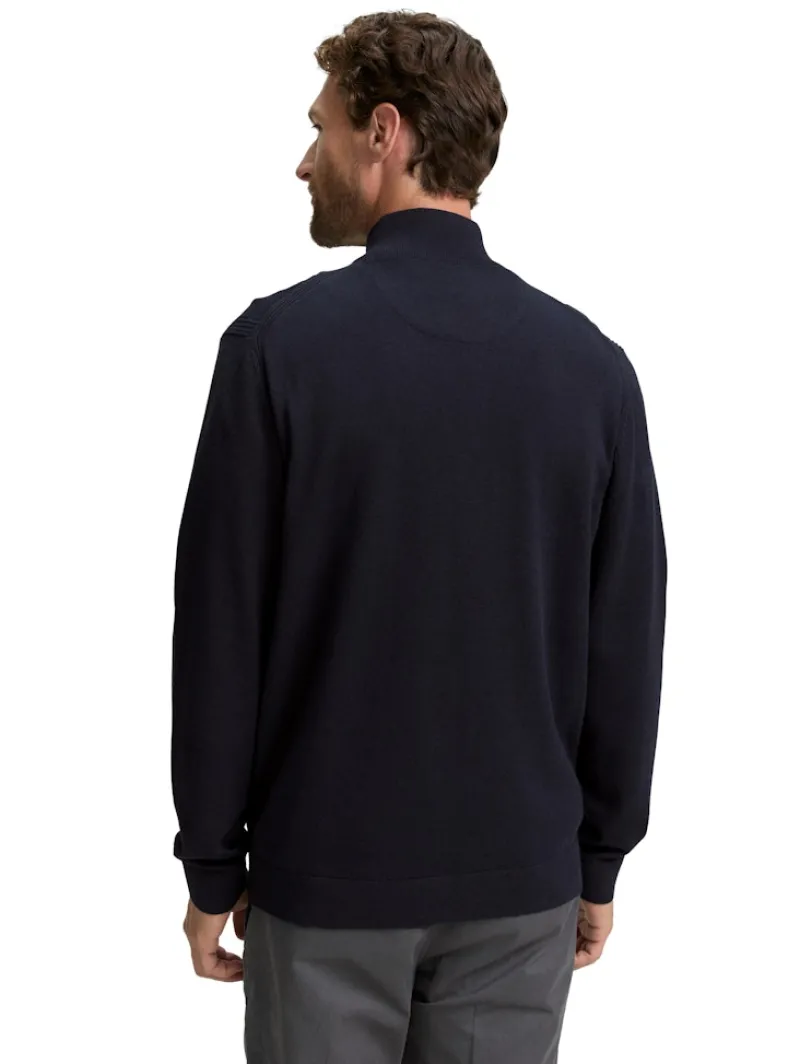 Tom Tailor Pullover & Sweatshirts|Big Boys*Strickjacke aus Baumwolle knitted navy melange