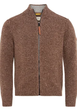 Camel Active Pullover & Sweatshirts|Big Boys*Strickjacke aus einem Merino-Wollmix nougat