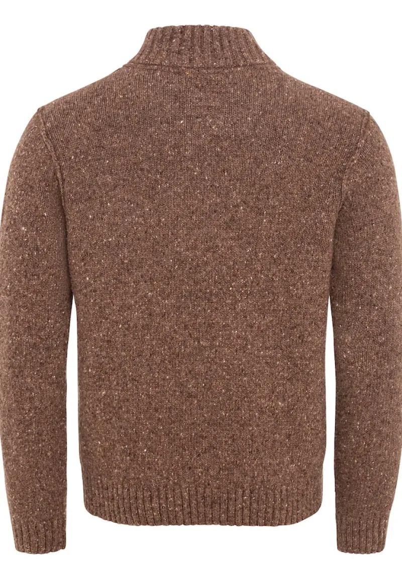 Camel Active Pullover & Sweatshirts|Big Boys*Strickjacke aus einem Merino-Wollmix nougat