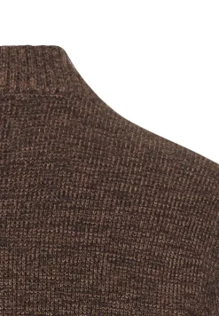 Camel Active Pullover & Sweatshirts*Strickjacke aus einem soften Baumwollmix dark brown