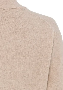 Camel Active Pullover & Sweatshirts*Strickjacke aus recyceltem Wollmix clay melange